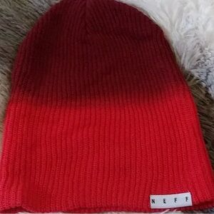🚫SOLD🚫 Neff Vibrant 2 tone Red/Maroon Beanie